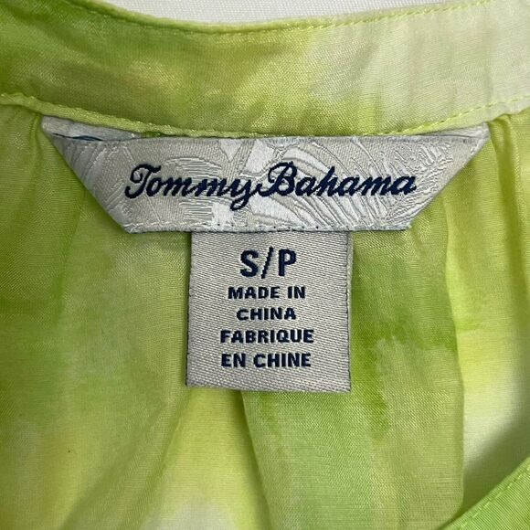 Tommy Bahama Sheer Light‎ Weight Tie Died Shirt Size Small - Picture 4 of 7